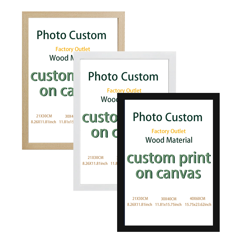 Home Decor Frames - Customized canvas painting plus photo frame,high-definition