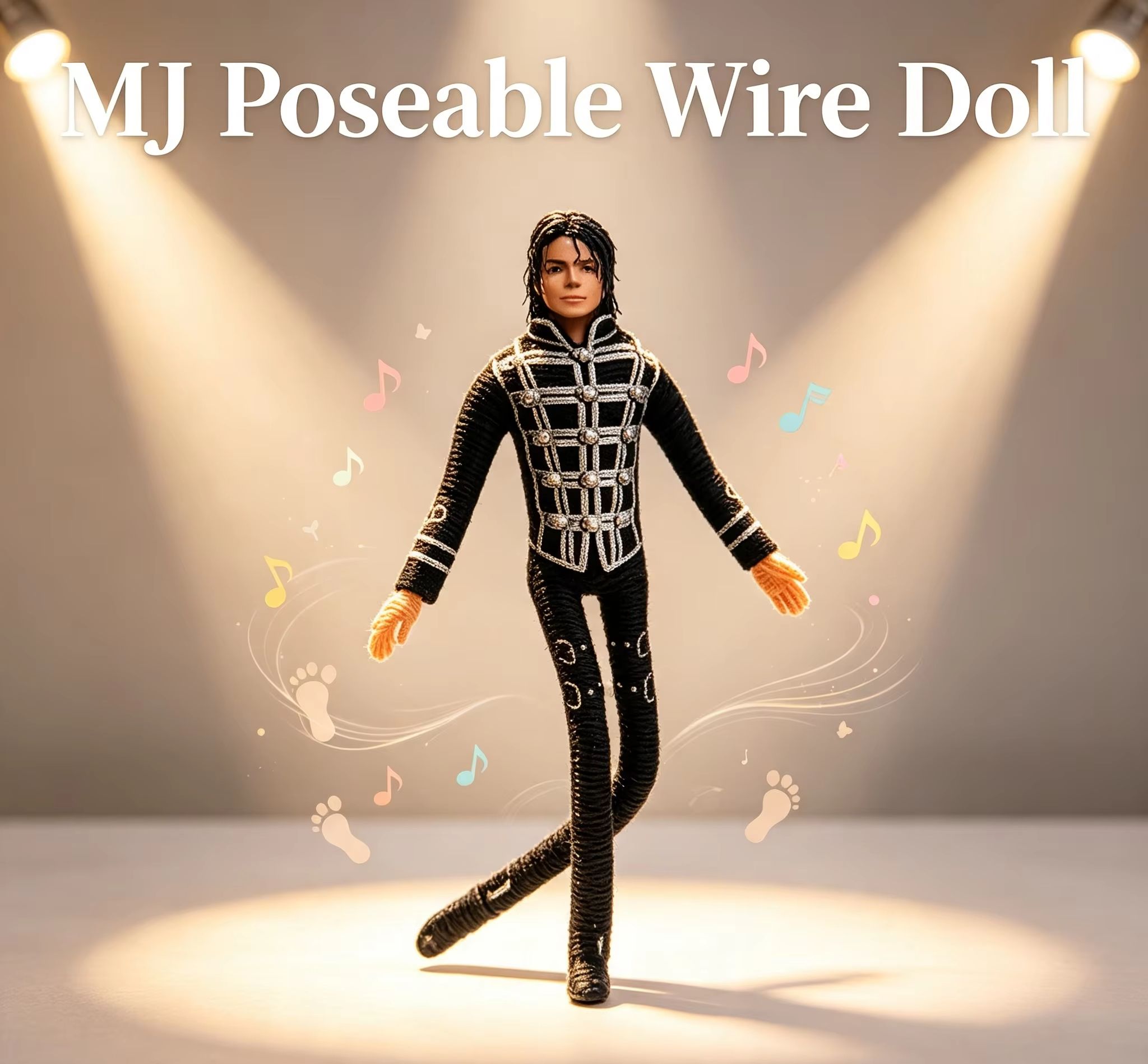 Home Decor Manufacturers - Michael Jackson Movable Joint Plush Stuffed
