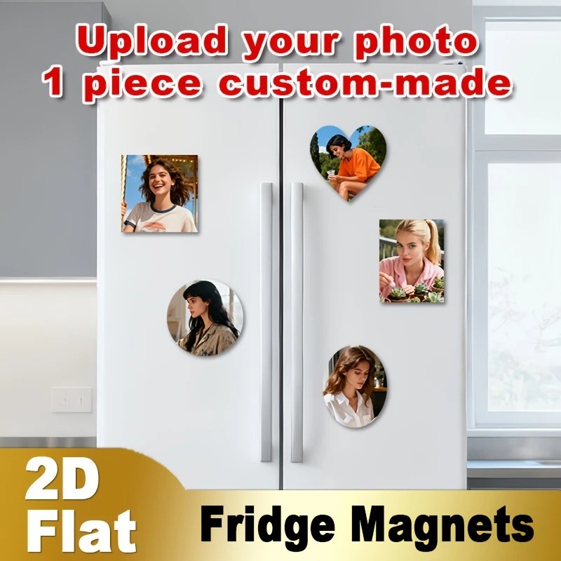 Home Decor Painting - Custom Photo Fridge Magnet 2D Flat