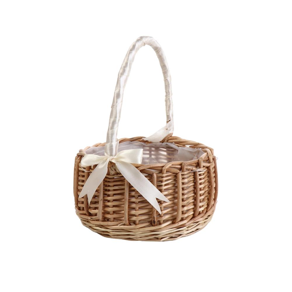 Rattan Plant Basket - Bow Tie Photo Props For home