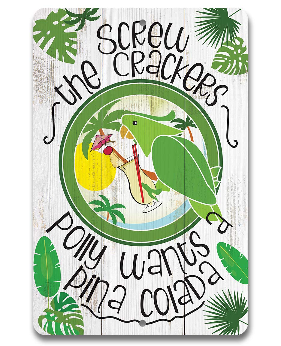 Home Decor Manufacturers - Polly Wants Pina Colada - Metal