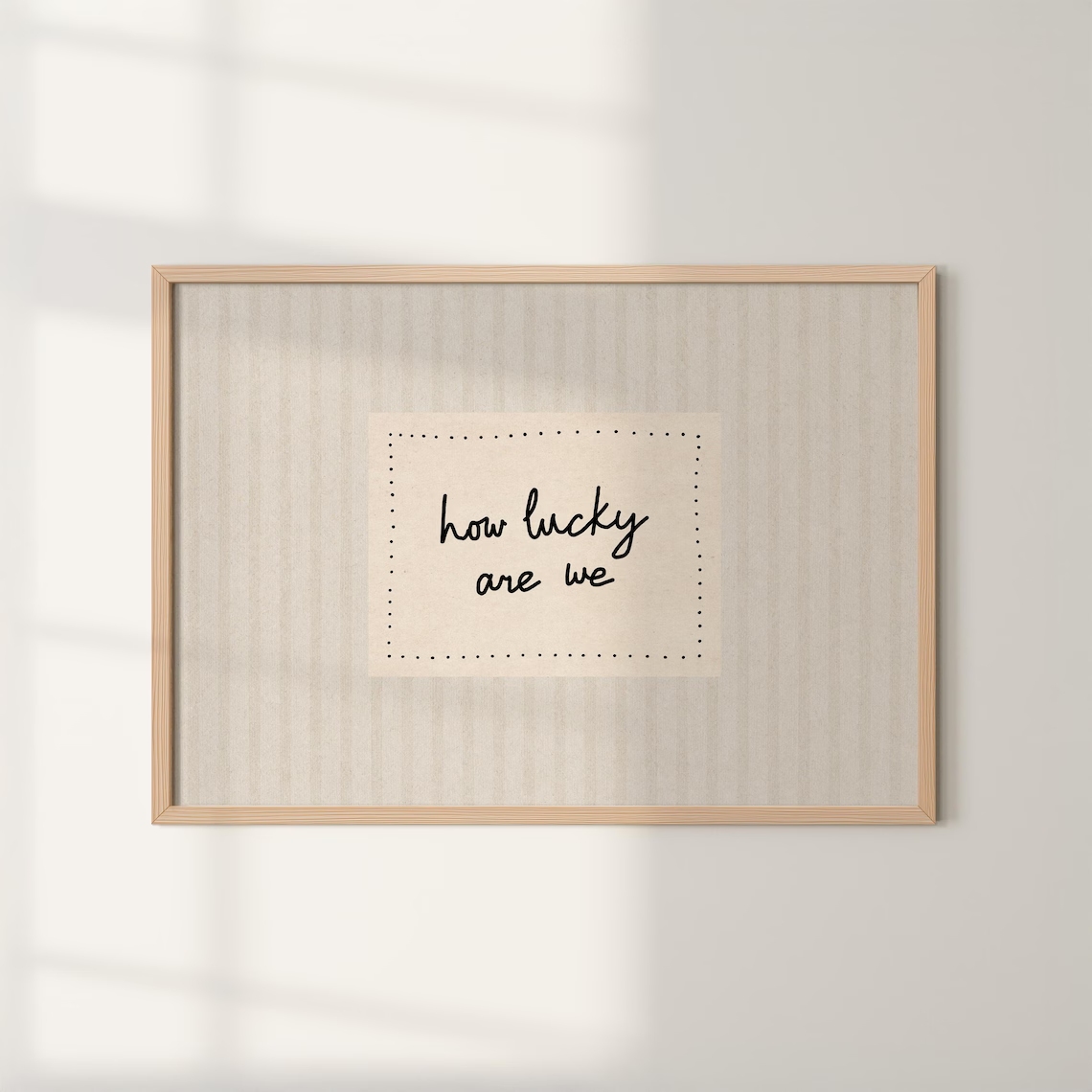 Home Decor Minimal - Modern,Minimalist How Lucky Are We Quotes