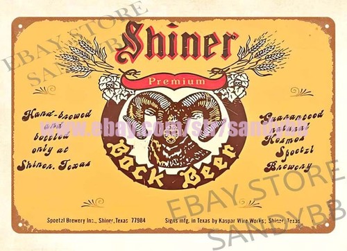 Home Decor Online Shop - Shiner Beer brewery man cave dinning