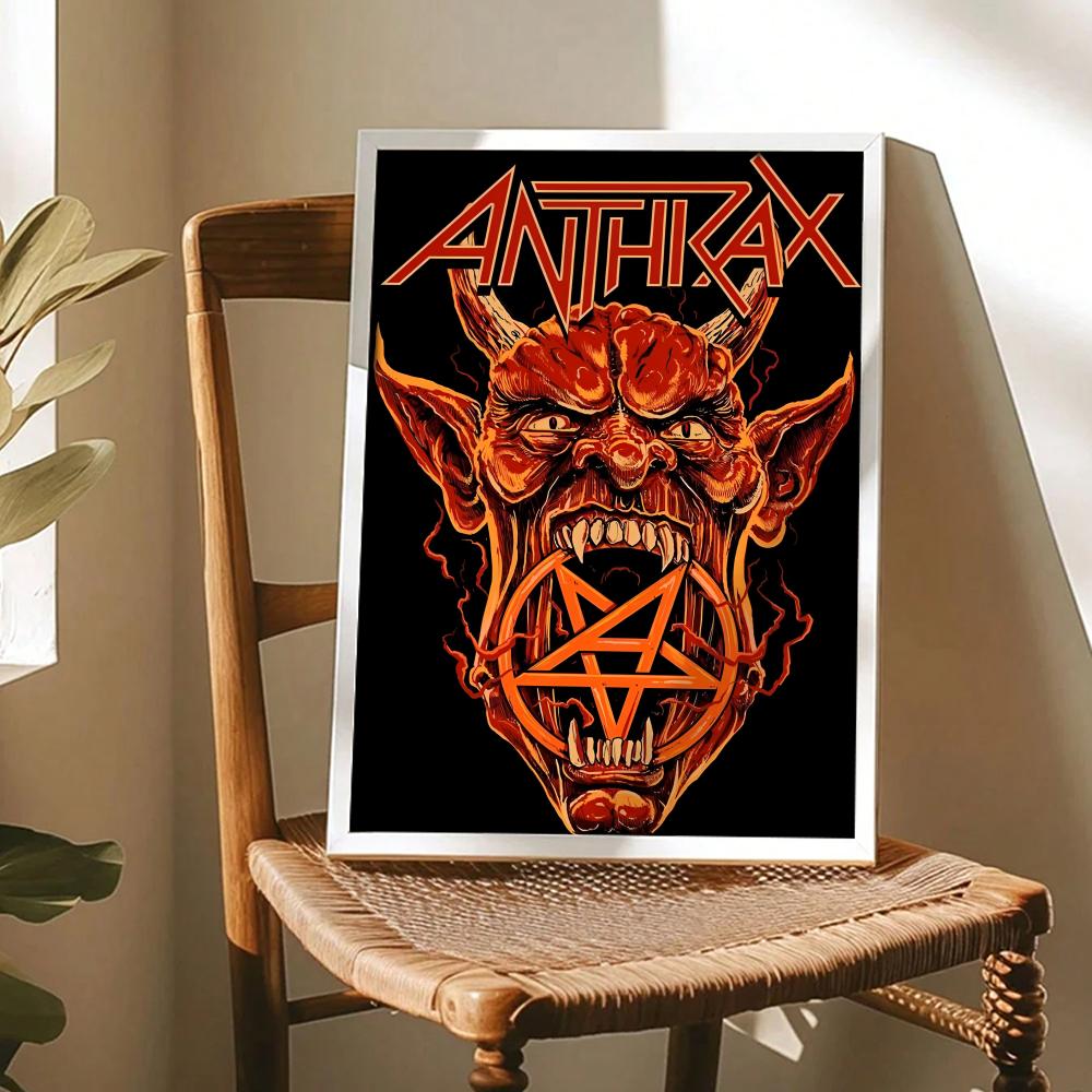 Heavy Metal A-Anthrax Band Pos - Home Decor Living Room Ideas ulasan dan harga