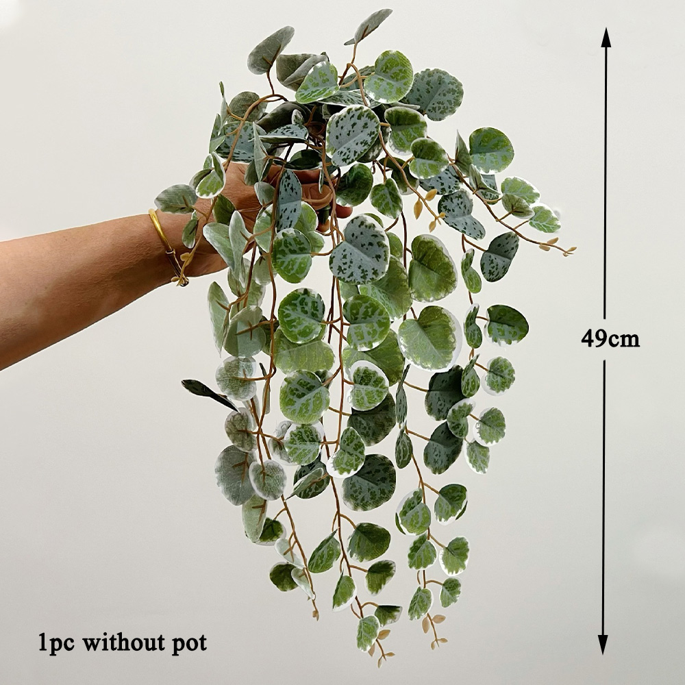 49cm Artificial Plants Vines F - Rattan Plant Basket ulasan dan harga
