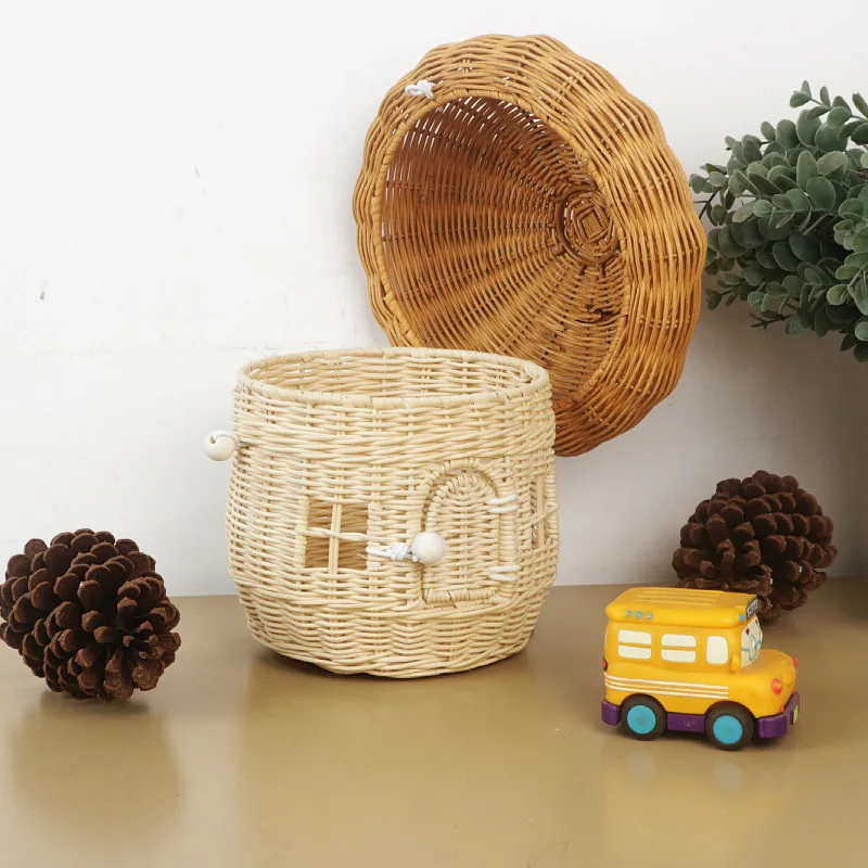 Outdoor Picnic Baskets Mushroo - Rattan Plant Basket ulasan dan harga