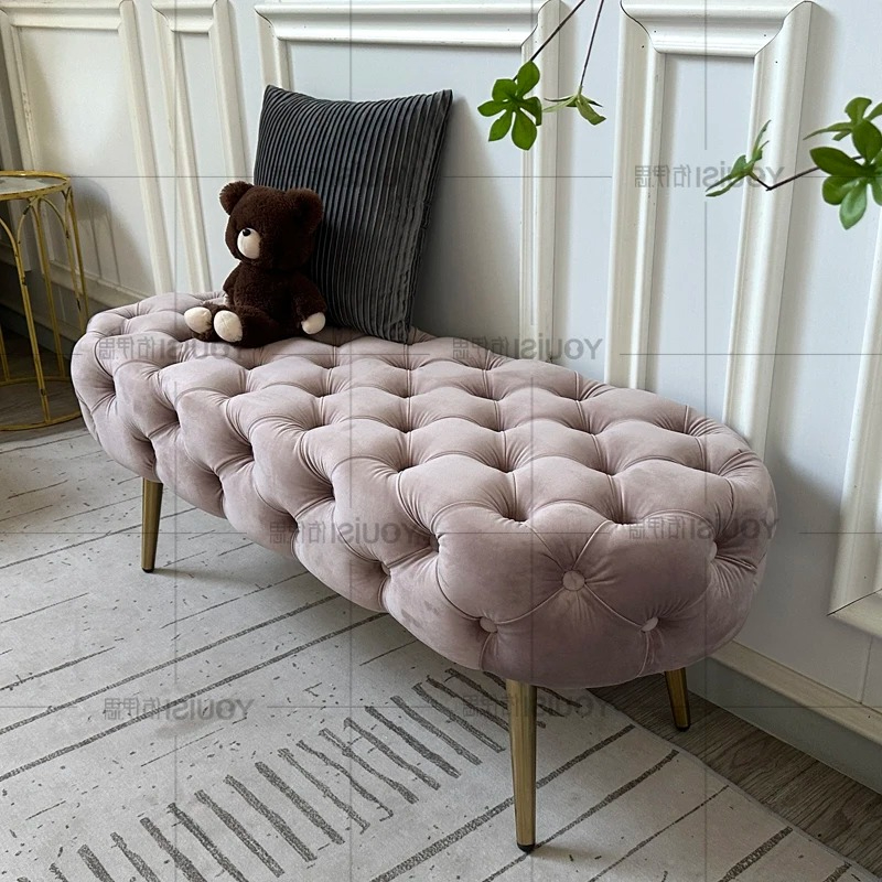 Cute Soft Foot Stool Fashion C - Home Decor Furniture ulasan dan harga