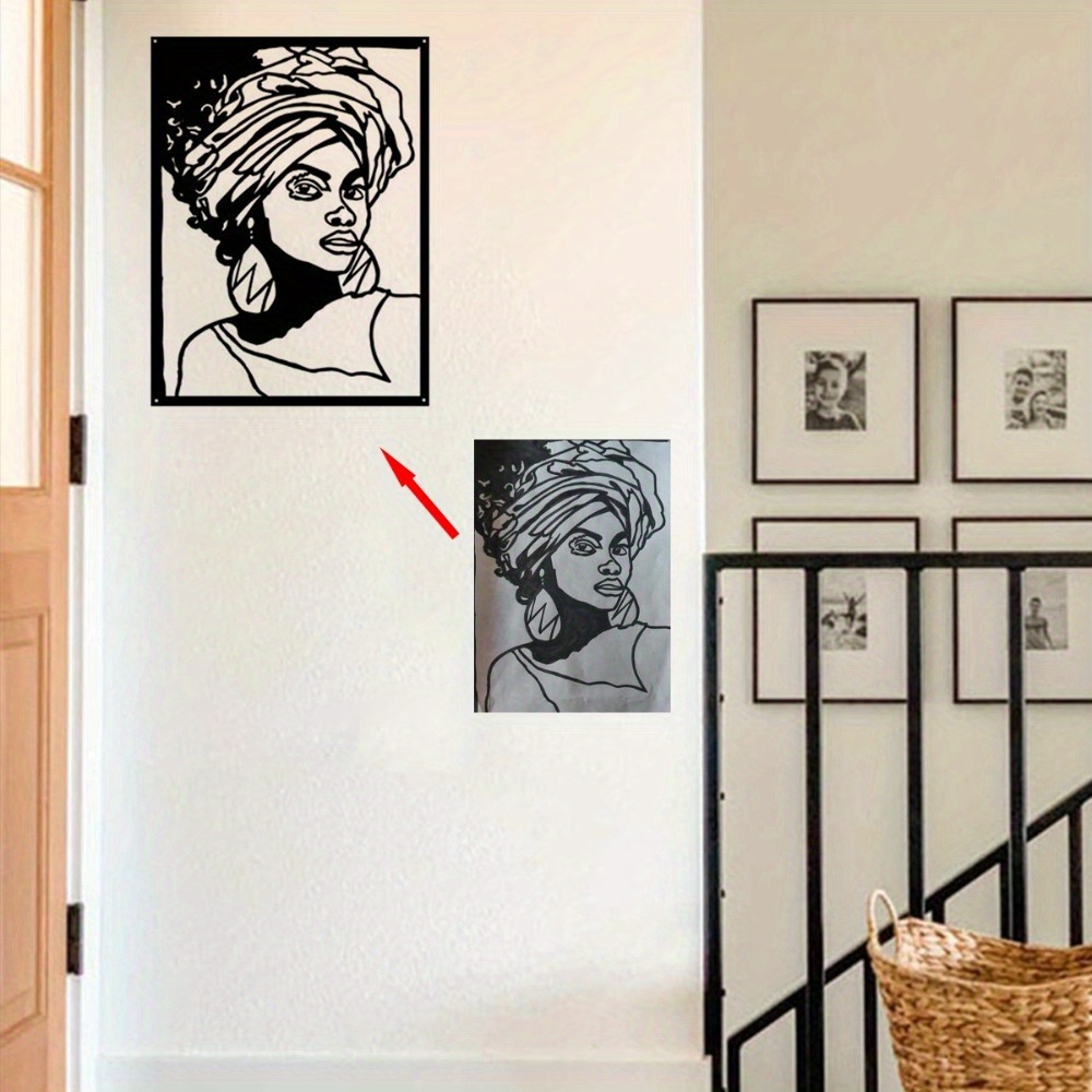 Custom Framed Metal Portrait,  - Home Decor Frames ulasan dan harga