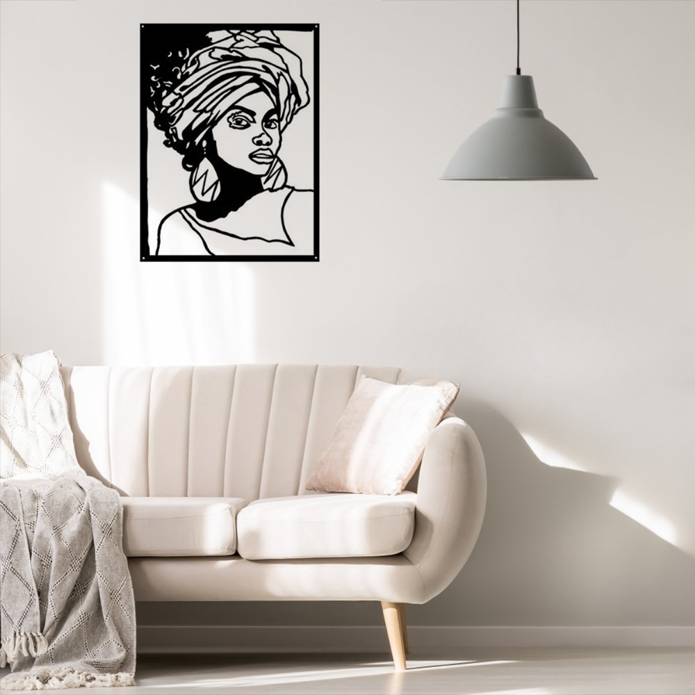 Custom Framed Metal Portrait,  - Home Decor Frames ulasan dan harga