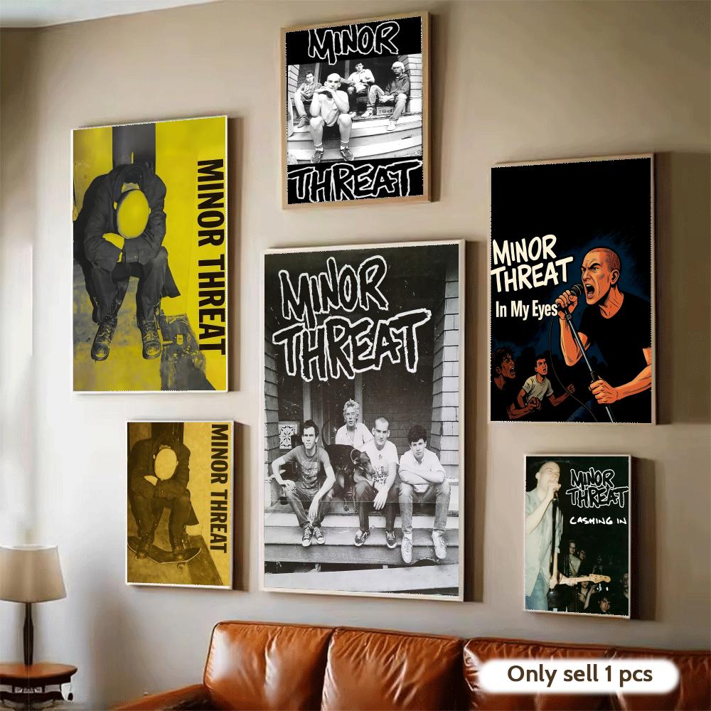 Rock Band M-Minor Threat Poste - Home Decor Living Room Ideas ulasan dan harga