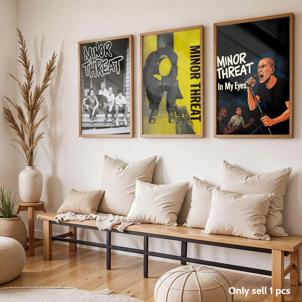Rock Band M-Minor Threat Poste - Home Decor Living Room Ideas ulasan dan harga