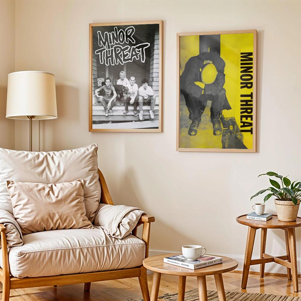 Rock Band M-Minor Threat Poste - Home Decor Living Room Ideas ulasan dan harga