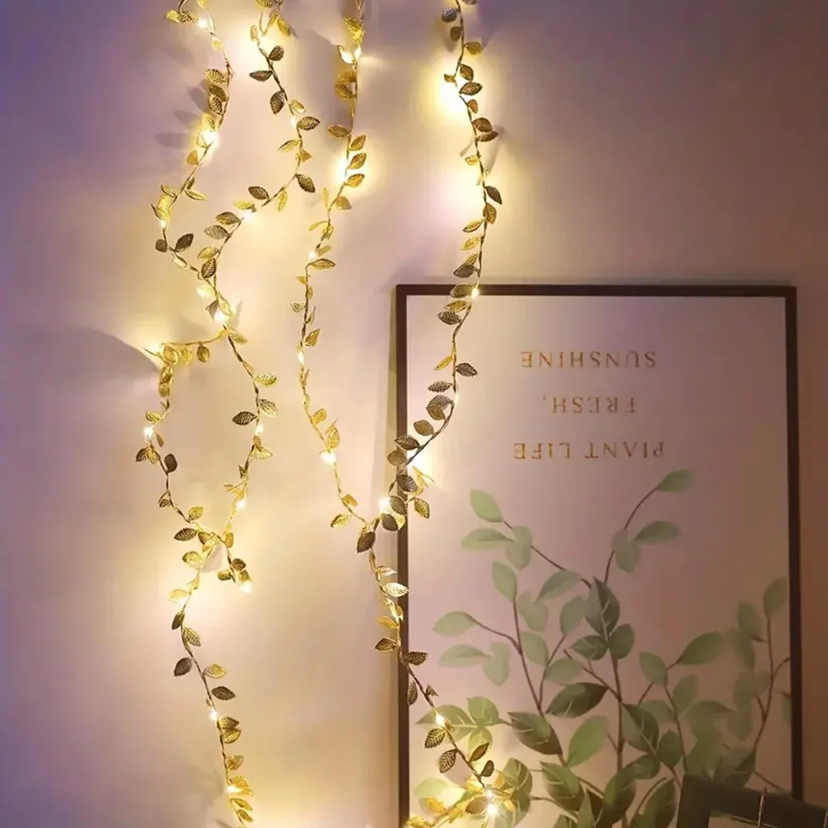 20/50/100LEDs Golden Silver Ti - Rope Light Decoration ulasan dan harga