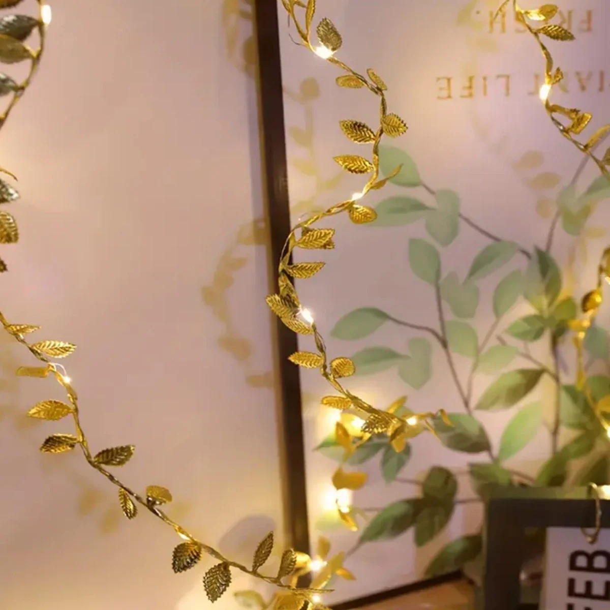 20/50/100LEDs Golden Silver Ti - Rope Light Decoration ulasan dan harga