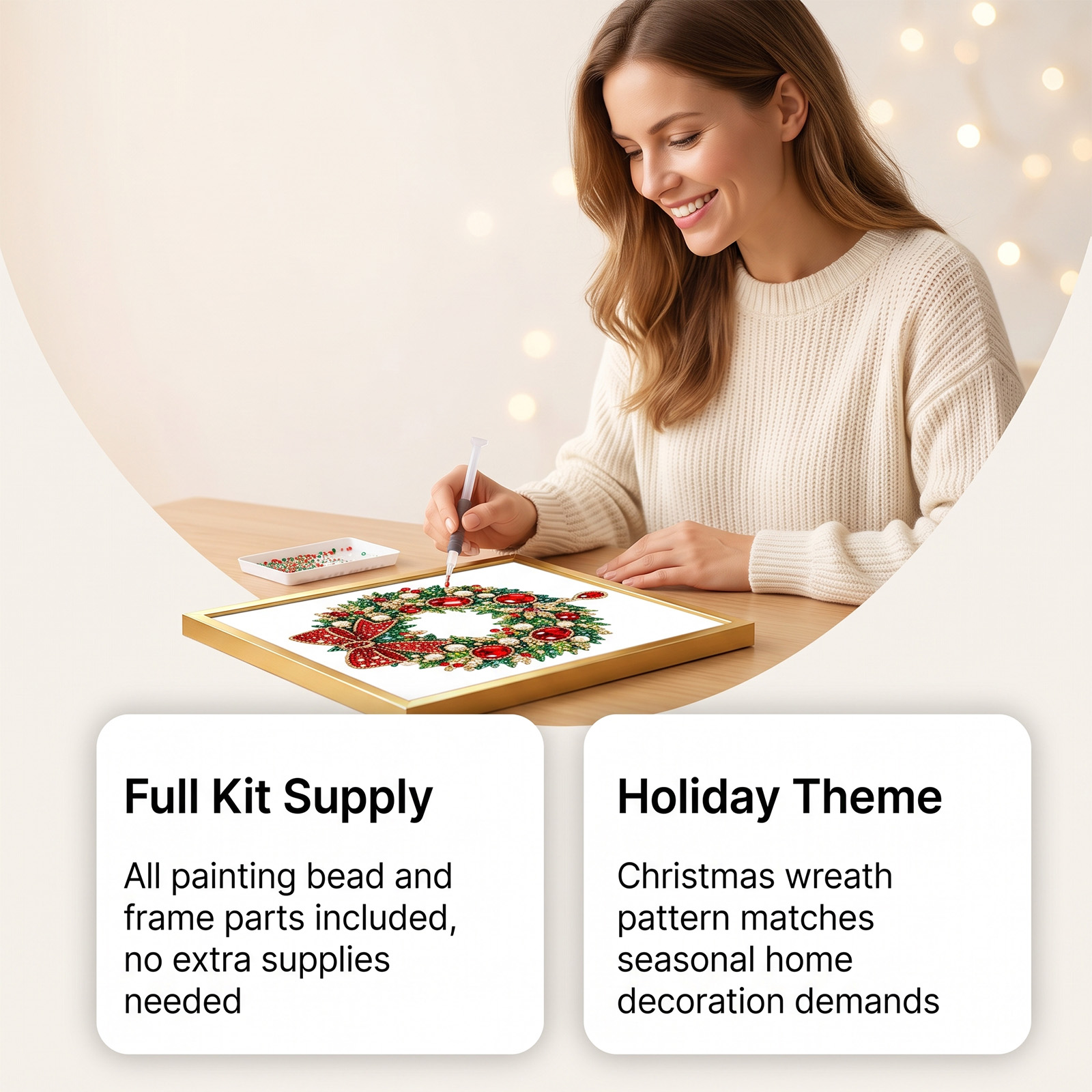 Christmas DIY Diamond Painting - Home Decor Xmas Gifts ulasan dan harga