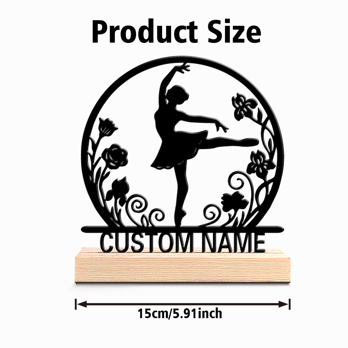1pc Romantic Personalized Cust - Home Decor Frames ulasan dan harga