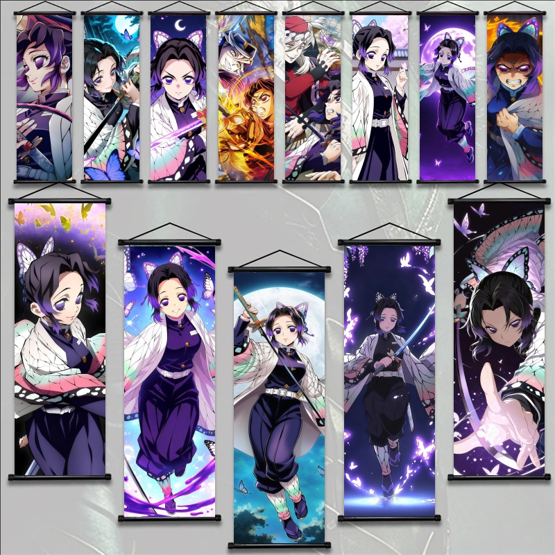 Shinobu Kocho Demon Slayer Art - Home Decor Painting ulasan dan harga