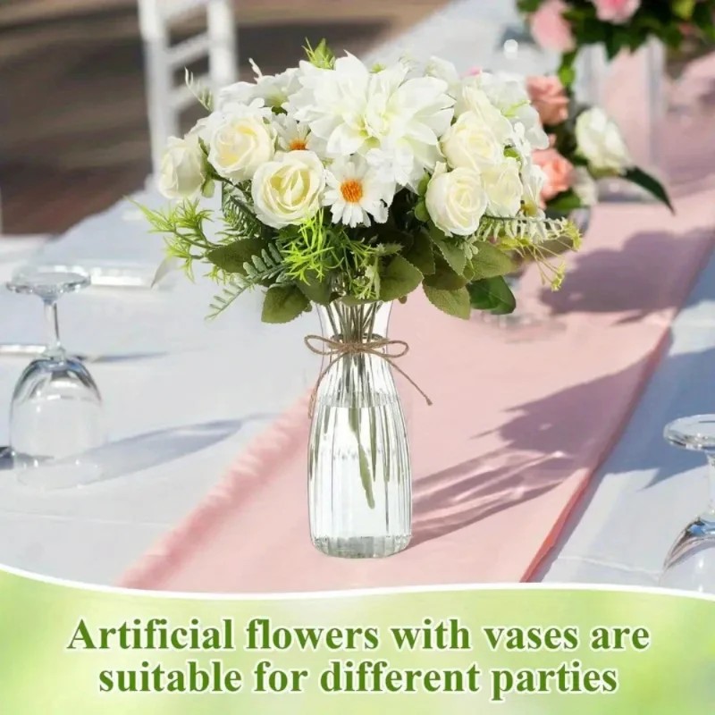 diy floral arranging vases set - Home Decor Vase With Flowers ulasan dan harga