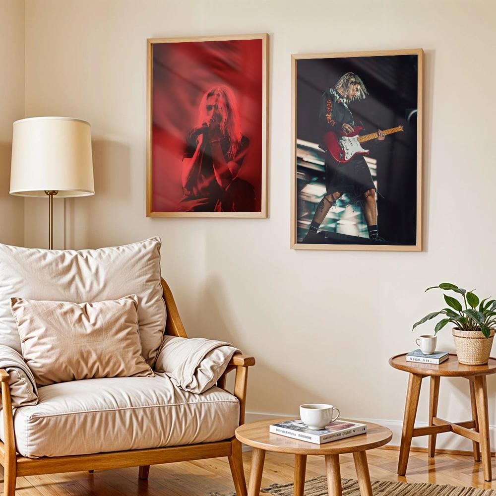 Guitarist E-Emily Armstrong Po - Home Decor Living Room Ideas ulasan dan harga