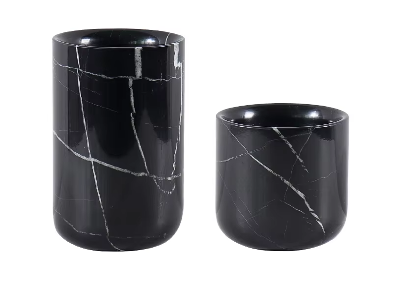Customized Natural Marble Vase - Home Decor Vase With Flowers ulasan dan harga