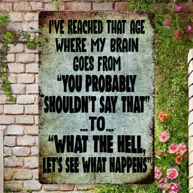 Funny Sarcastic Quote, Rustic  - Home Decor Quotes Ideas ulasan dan harga