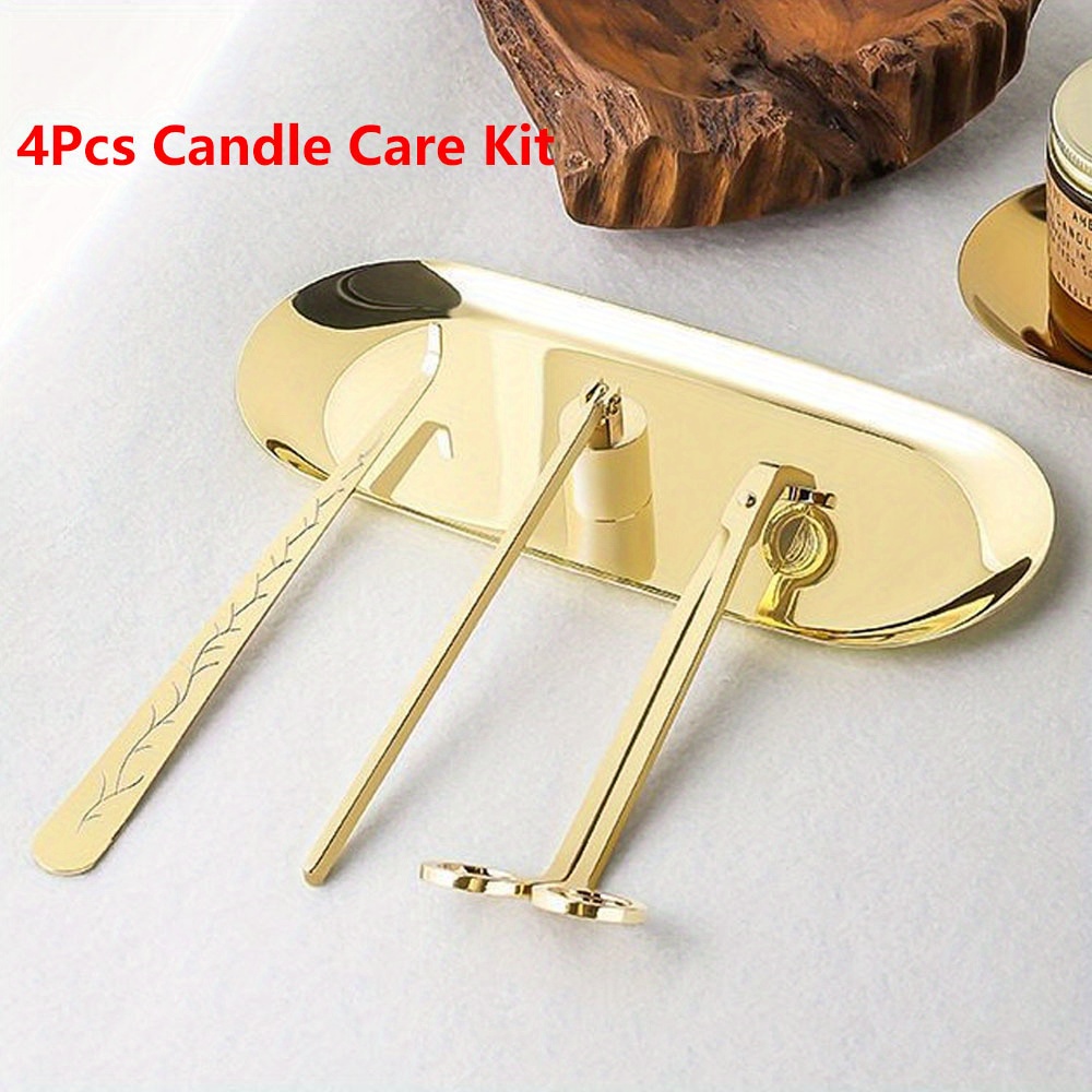 4pcs/set Luxury Candle Care Ki - Home Decor Manufacturers ulasan dan harga