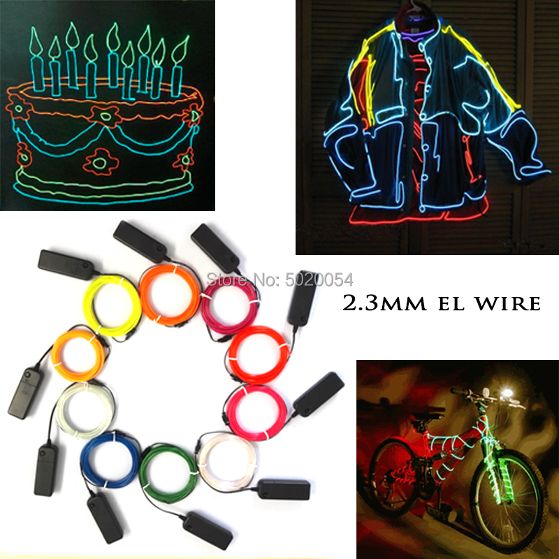 5M El wire Waterproof Glow Cab - Rope Light Decoration ulasan dan harga