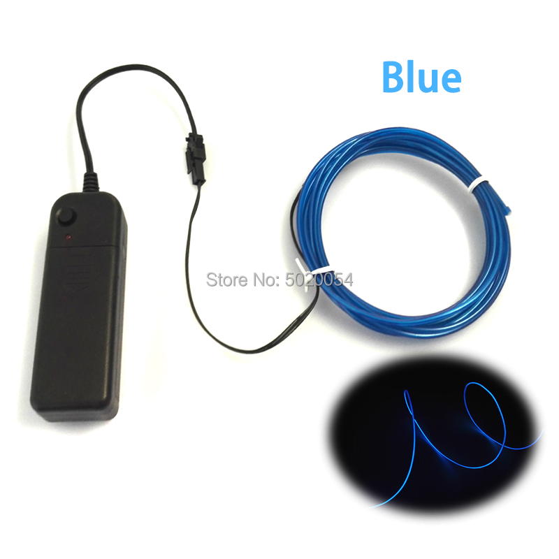 5M El wire Waterproof Glow Cab - Rope Light Decoration ulasan dan harga