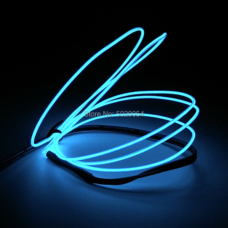5M El wire Waterproof Glow Cab - Rope Light Decoration ulasan dan harga