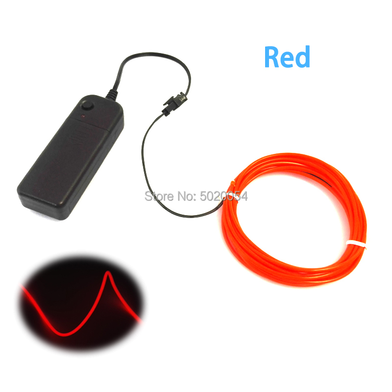5M El wire Waterproof Glow Cab - Rope Light Decoration ulasan dan harga