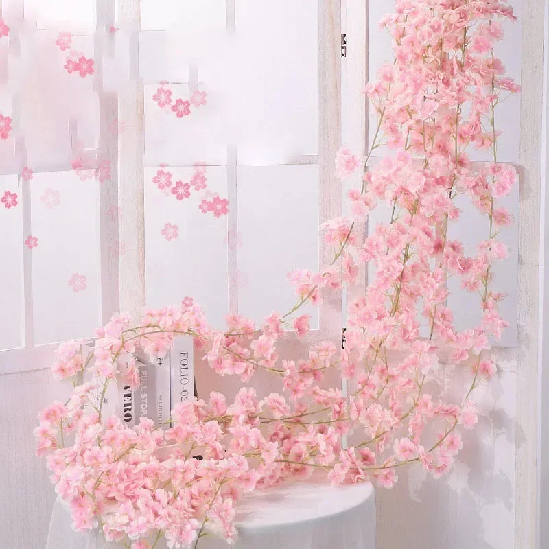 135 flower heads 1pcs silk art - Rattan Plant Basket ulasan dan harga
