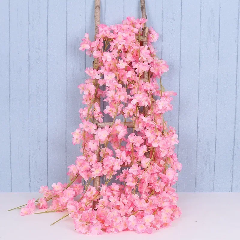 135 flower heads 1pcs silk art - Rattan Plant Basket ulasan dan harga