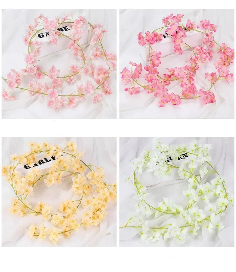 135 flower heads 1pcs silk art - Rattan Plant Basket ulasan dan harga