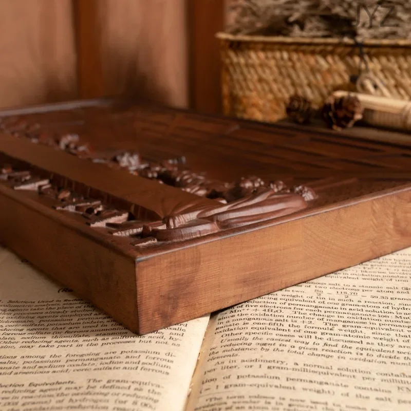 50cm Carving Wall Plaque Famou - Home Decor Painting ulasan dan harga