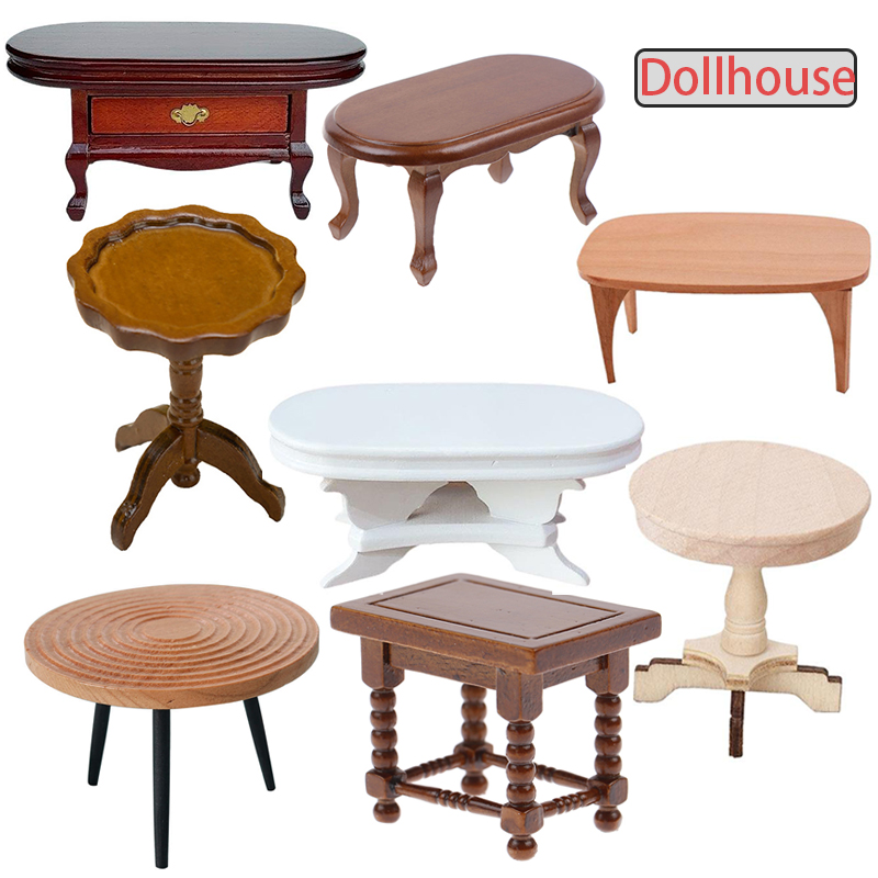 1:12 Dollhouse Miniature Round - Home Decor Furniture ulasan dan harga