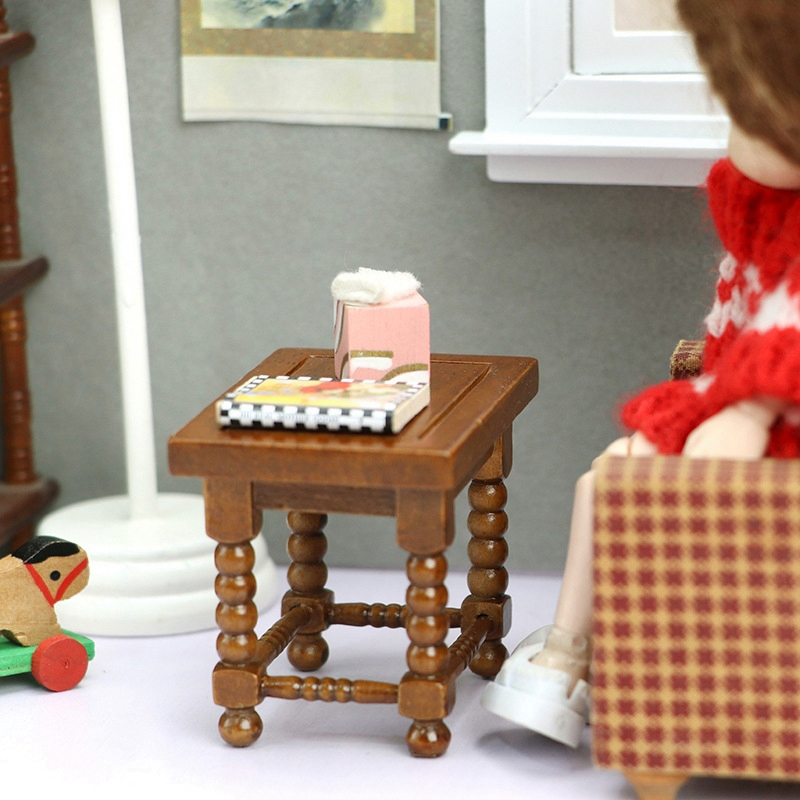 1:12 Dollhouse Miniature Round - Home Decor Furniture ulasan dan harga
