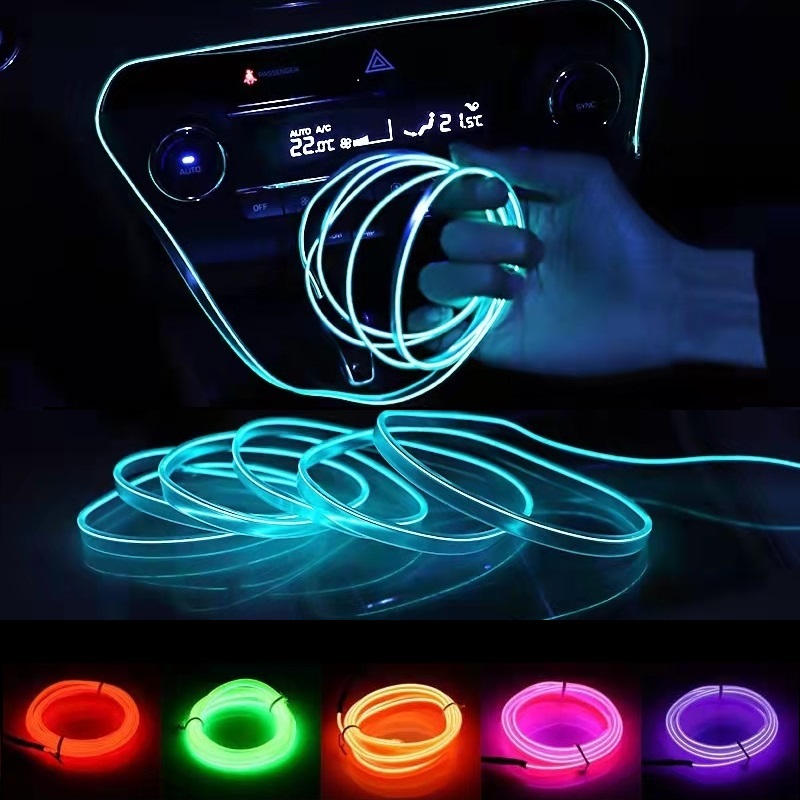 10m/3m/5m Neon LED Car Interio - Rope Light Decoration ulasan dan harga