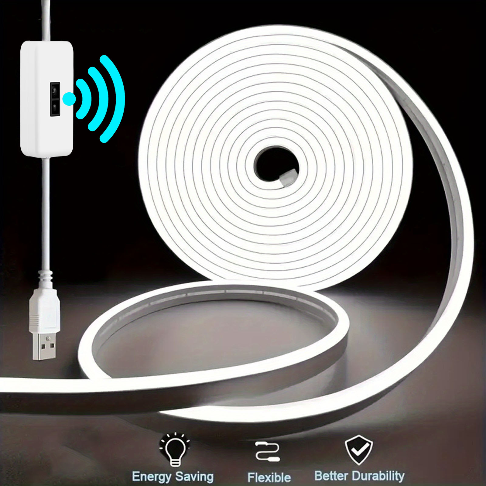 Motion Sensor Neon LED Light S - Rope Light Decoration ulasan dan harga