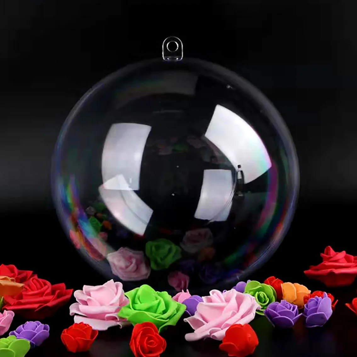 1-20CM Transparent Balls Hollo - Home Decor Xmas Gifts ulasan dan harga
