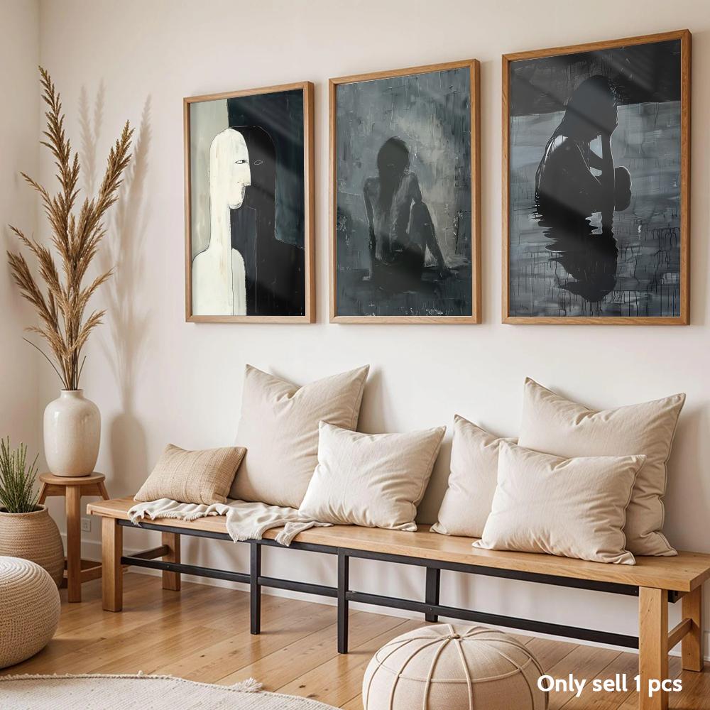 Dark Paintings Art Design Post - Home Decor Living Room Ideas ulasan dan harga