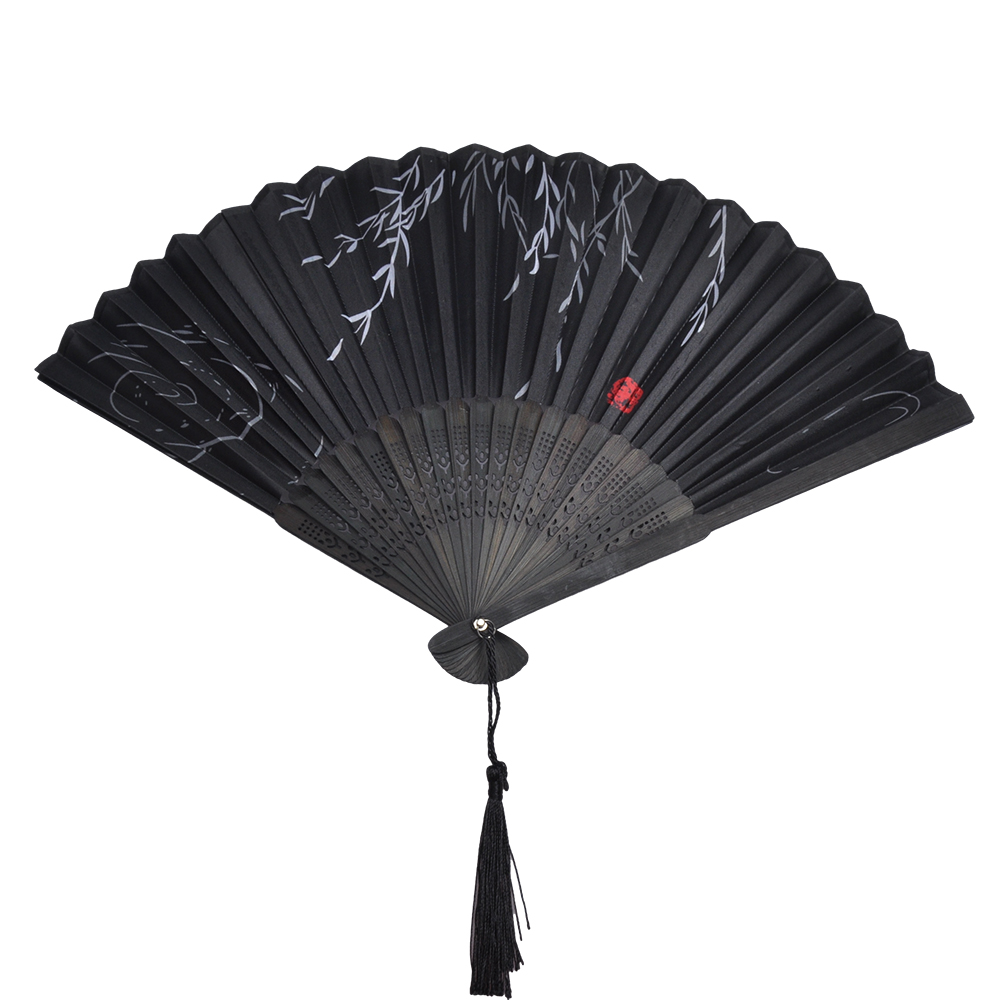 Folding Hand Fan Weddings Trad - Home Decor Korea ulasan dan harga