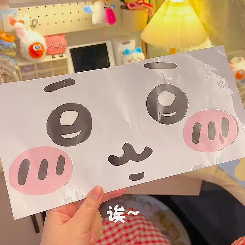 jiyi emoticon sticker air cond - Home Decor Painting ulasan dan harga