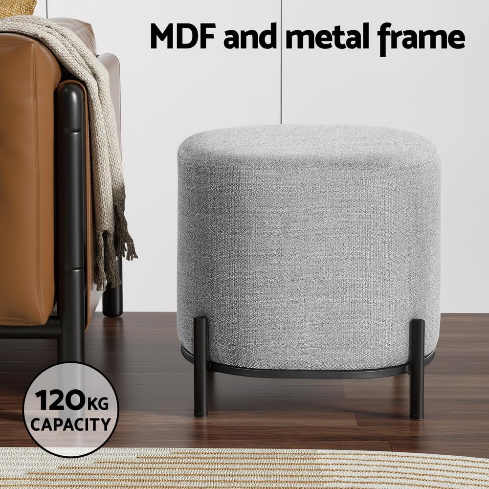 **/Ottoman, Round Footstool Lo - Home Decor Furniture ulasan dan harga