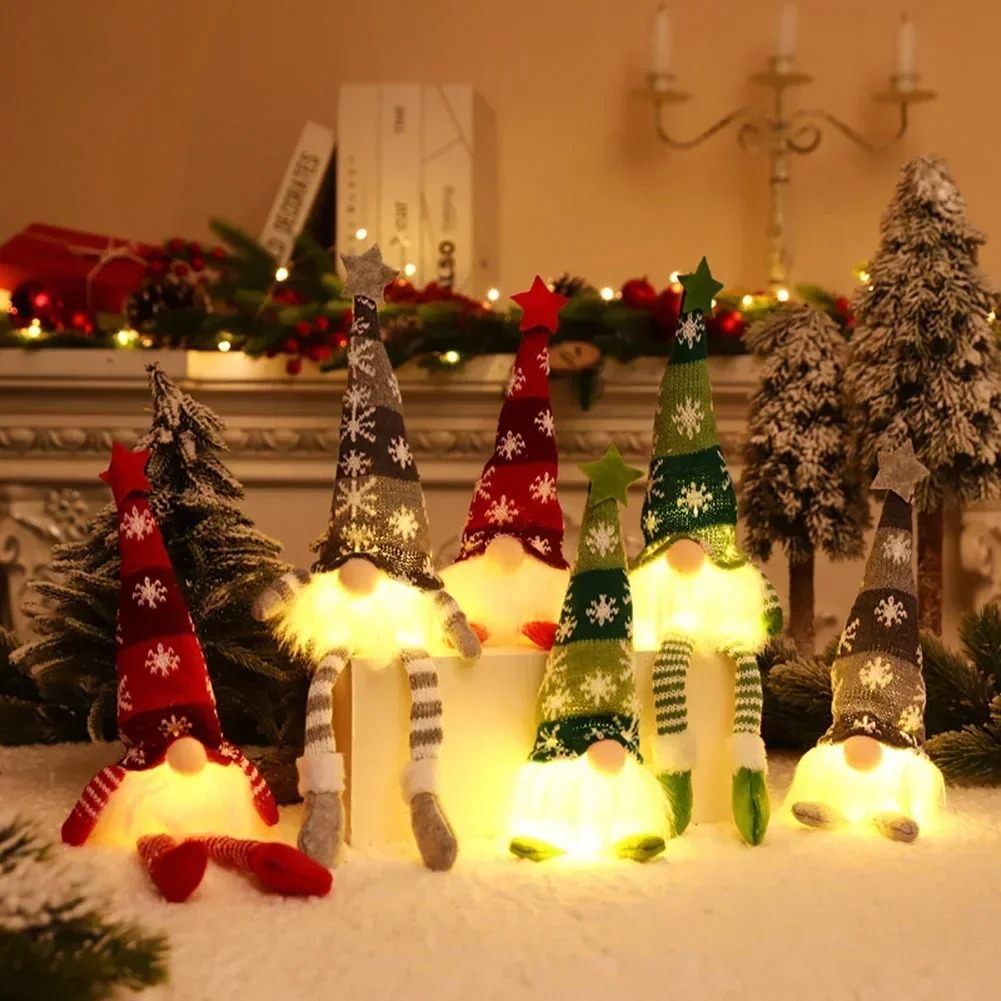 LED Christmas Gnome Faceless D - Home Decor Xmas Gifts ulasan dan harga