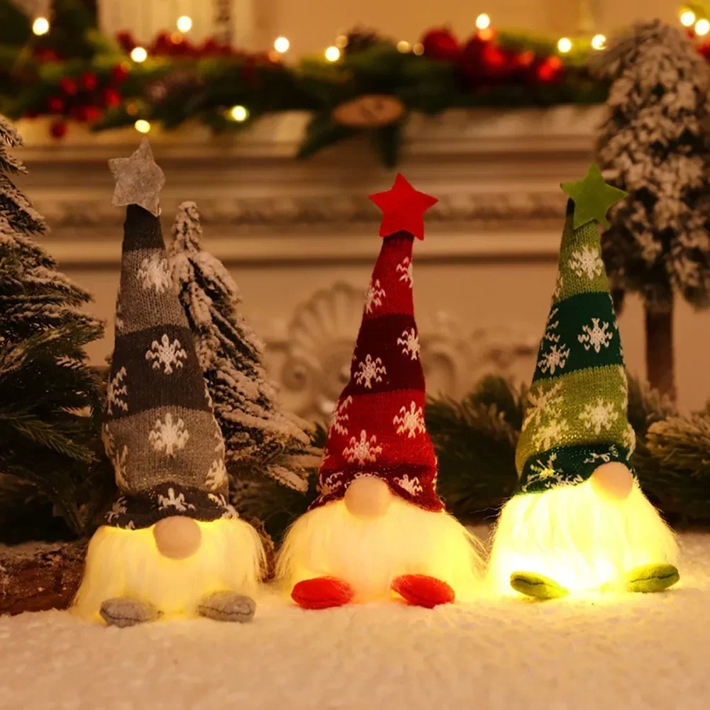LED Christmas Gnome Faceless D - Home Decor Xmas Gifts ulasan dan harga