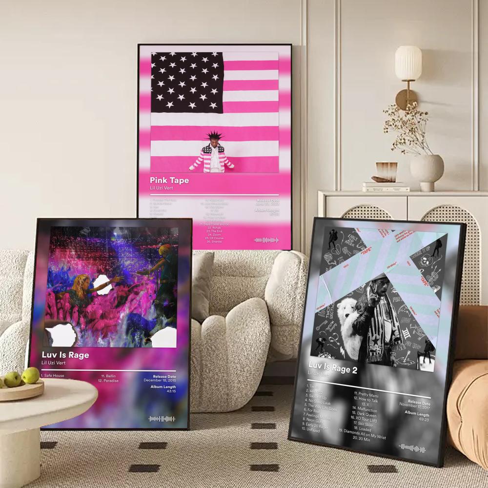 Lil U-Uzi V-Vert Album Poster  - Home Decor Living Room Ideas ulasan dan harga