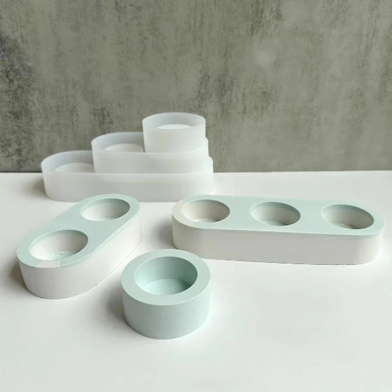 Concrete Candlestick Silicone  - Home Decor Manufacturers ulasan dan harga