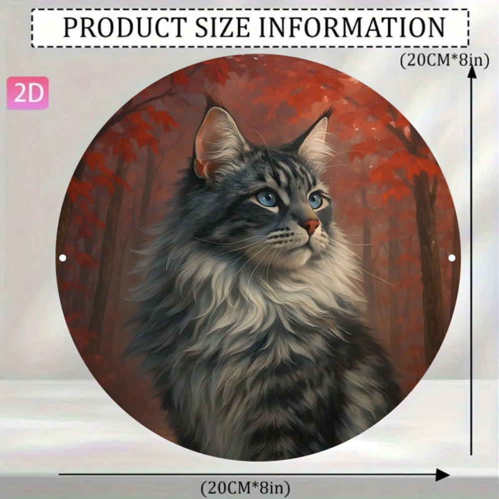 2D Flat Custom Round Vintage C - Home Decor Xmas Gifts ulasan dan harga