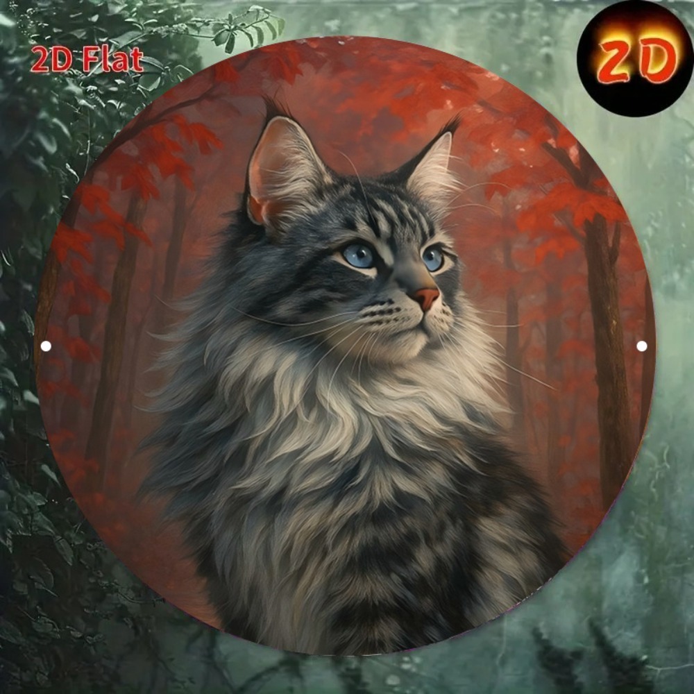 2D Flat Custom Round Vintage C - Home Decor Xmas Gifts ulasan dan harga