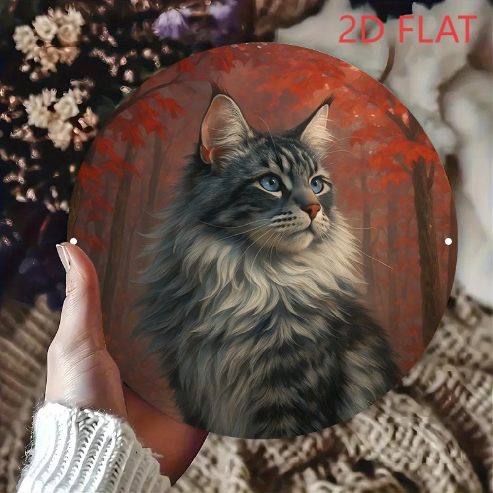 2D Flat Custom Round Vintage C - Home Decor Xmas Gifts ulasan dan harga